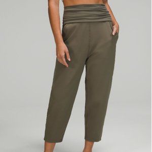 Lululemon Align Ribbed Waist Cropped Jogger - Carob Brown
